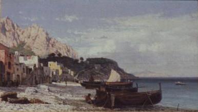 Friedrich Paul Nerly Veduta di Capri China oil painting art